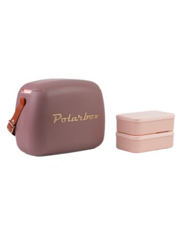 NEVERA POLARBOX POP 6L MAUVE-GOLD