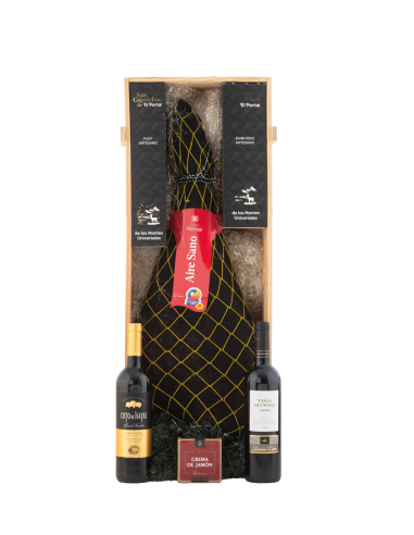 CAJA JAMONERA MADERA 307