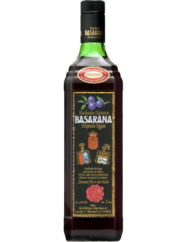 BASARANA - Pacharán etiqueta negra 1L