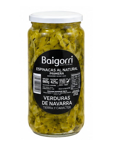 BAIGORRI - ESPINACAS NATURAL
